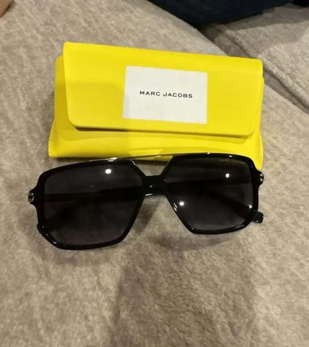 Marc Jacobs MARC 417/S Square Sunglasses in Black